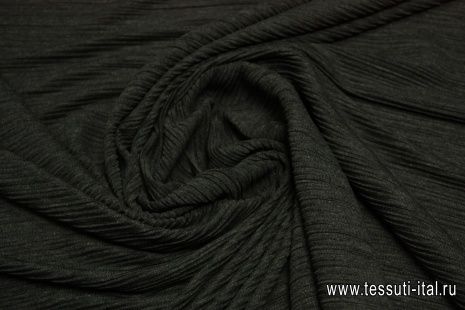 Трикотаж (о) серое гофре ш-150см - итальянские ткани Тессутидея арт. 13-1084