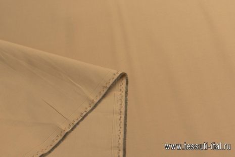 Хлопок для тренча (о) светло-коричневый - итальянские ткани Тессутидея арт. 01-6892