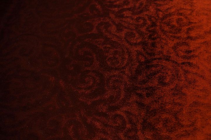 Бархат (о) терракотовый - итальянские ткани Тессутидея арт. 10-2752