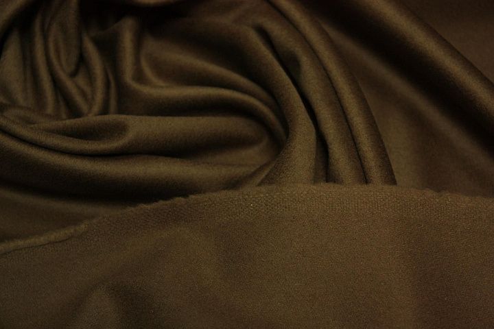 Пальтовая (о) темно-горчичная ш-160см - итальянские ткани Тессутидея арт. 09-1166
