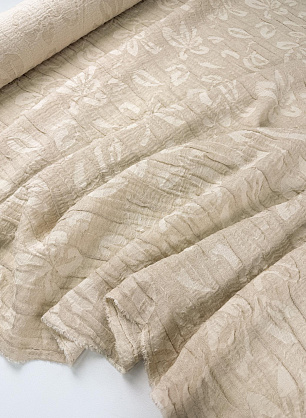 Лен матлассе (о) светло-бежевый - в интернет-магазине тканей Тессутидея арт. 16-1212