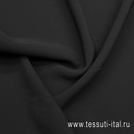 Шелк кади дабл (о) сине-черный - итальянские ткани Тессутидея арт. 10-3776