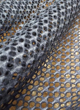 Кружевное полотно сетка (о) синее - в интернет-магазине тканей Тессутидея арт. 03-5504