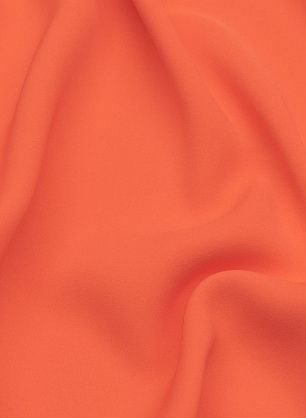 Шелк кади стрейч (о) оранжевый - в интернет-магазине тканей Тессутидея арт. 10-2892