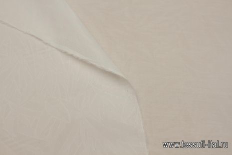 Хлопок жаккард (о) белый - итальянские ткани Тессутидея арт. 01-7144
