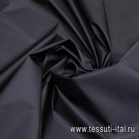 Плащевая с водоотталкивающим покрытием (о) темно-синяя - итальянские ткани Тессутидея арт. 11-0458