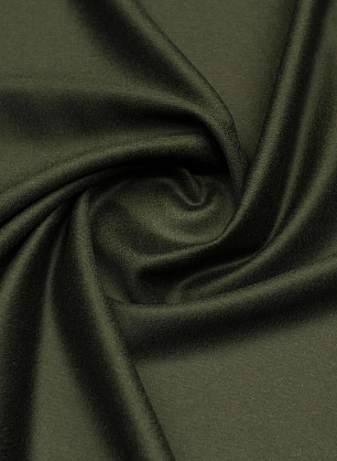 Костюмная кашемир+шерсть (о) темное хаки - в интернет-магазине тканей Тессутидея арт. 05-4720