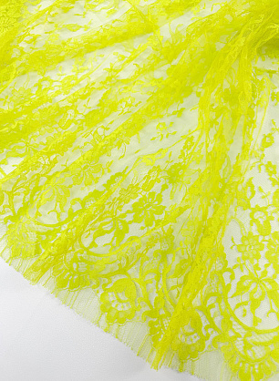 Кружевное полотно (о) лимонное - в интернет-магазине тканей Тессутидея арт. 03-7536