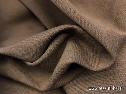 Футер (о) коричневый - итальянские ткани Тессутидея арт. 12-0843