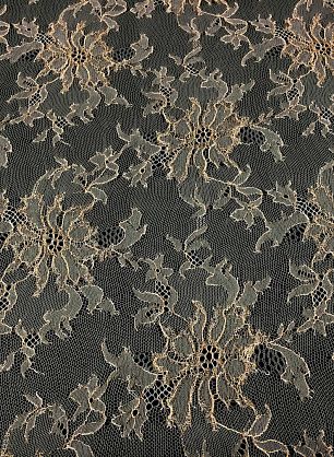 Кружево с люрексом (н) телесное ш-82см Solstiss - в интернет-магазине тканей Тессутидея арт. 03-5032