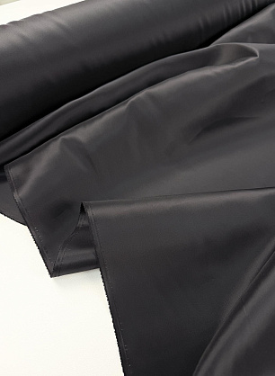 Подкладочная вискоза+ПБТ стрейч (о) черная - в интернет-магазине тканей Тессутидея арт. 07-1568