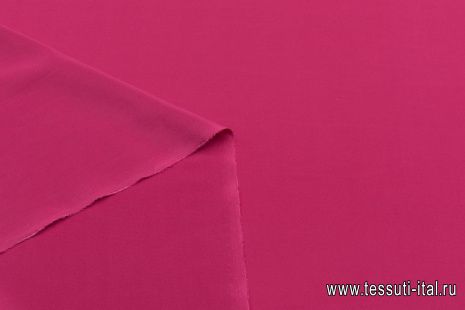 Крепдешин стрейч (о) темная фуксия - итальянские ткани Тессутидея арт. 10-2868