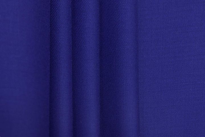 Костюмная стрейч (о) синяя - итальянские ткани Тессутидея арт. 05-3888