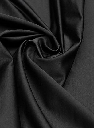 Шелк дюшес (о) черный - в интернет-магазине тканей Тессутидея арт. 10-3511