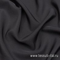 Шелк репс (о) черный - итальянские ткани Тессутидея арт. 10-2828