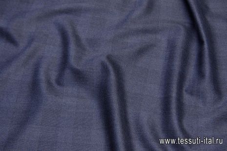 Костюмная (н) сине-серая клетка - итальянские ткани Тессутидея арт. 05-3813