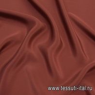 Шелк кади стрейч (о) коричневый в стиле Ferragamo - итальянские ткани Тессутидея арт. 10-2005