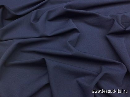 Костюмная стрейч (о) синяя - итальянские ткани Тессутидея арт. 05-2605