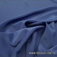 Крепдешин (о) синий - итальянские ткани Тессутидея арт. 02-8590