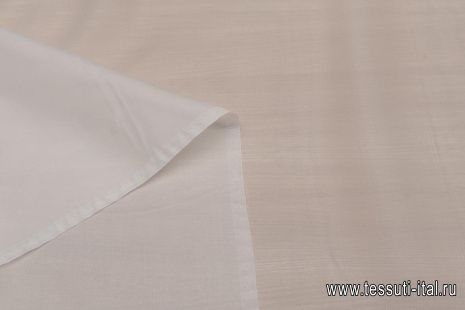 Органза (о) молочная - итальянские ткани Тессутидея арт. 10-3006