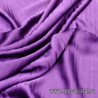 Шелк атлас (о) фиолетовый - итальянские ткани Тессутидея арт. 02-8217