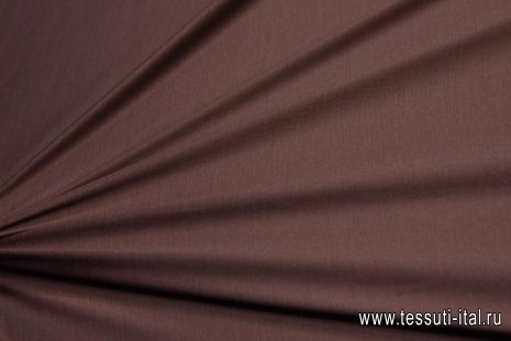 Трикотаж хлопок (о) шоколадный - итальянские ткани Тессутидея арт. 12-0981