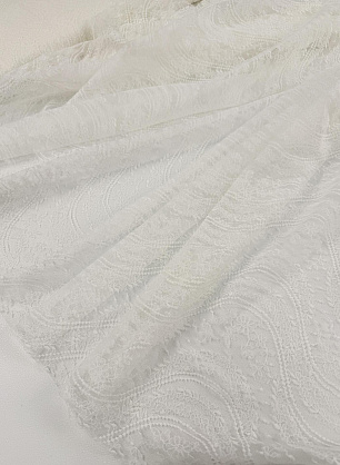 Кружевное полотно (о) айвори - в интернет-магазине тканей Тессутидея арт. 03-7560