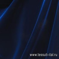 Бархат вискоза (о) темно-синий - итальянские ткани Тессутидея арт. 04-1444