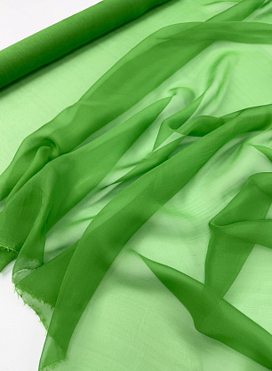 Шифон (о) зеленый - в интернет-магазине тканей Тессутидея арт. 10-4993