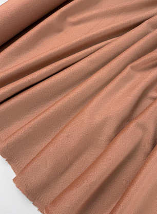 Пальтовая велюр 610 г/м (о) персиковая - в интернет-магазине тканей Тессутидея арт. 09-2230