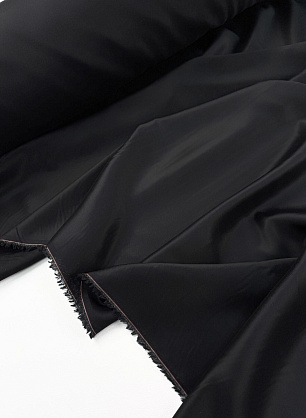 Подкладочная купра стрейч (о) черная - в интернет-магазине тканей Тессутидея арт. 08-1683