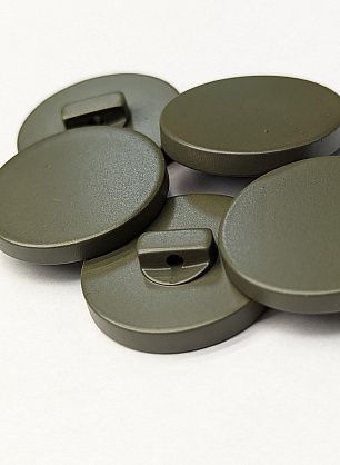 Пуговица пластик на ножке d-25мм хаки - в интернет-магазине тканей Тессутидея арт. F-6136