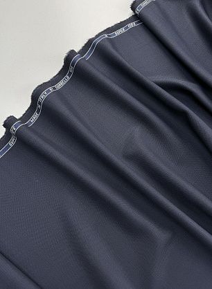 Костюмная шерсть супер 120 (о) синяя - в интернет-магазине тканей Тессутидея арт. 05-5072