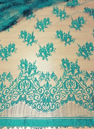 Кружево (о) зеленое Marco Lagattolla - в интернет-магазине тканей Тессутидея арт. 03-4113