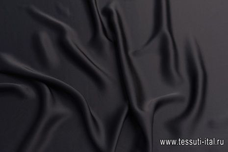Шармюз (о) черный - итальянские ткани Тессутидея арт. 10-2615