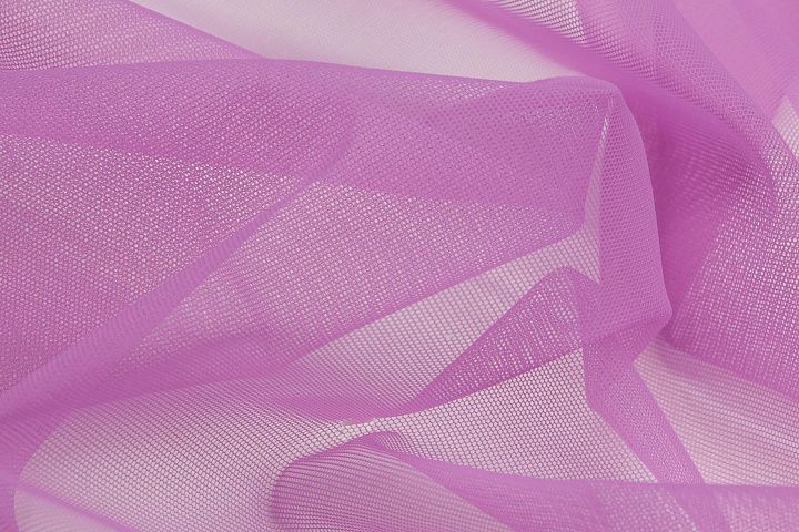 Плательная сетка (о) серо-сиреневая - итальянские ткани Тессутидея арт. 03-5086