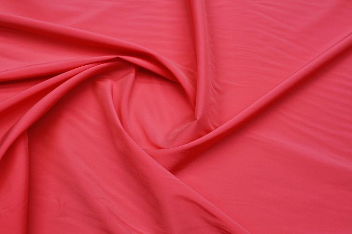 Подкладочная стрейч (о) ярко-розовая  - итальянские ткани Тессутидея арт. 07-1475
