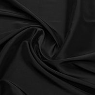 Подкладочная стрейч (о) черная - итальянские ткани Тессутидея арт. 07-1510