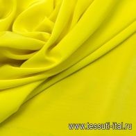 Крепдешин (о) лимонный - итальянские ткани Тессутидея арт. 02-8627