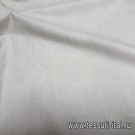 Сорочечная (н) бело-бежевый орнамент Cavalli - итальянские ткани Тессутидея арт. 01-3441