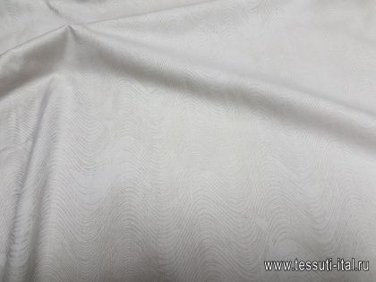 Сорочечная (н) бело-бежевый орнамент Cavalli - итальянские ткани Тессутидея арт. 01-3441