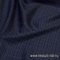 Костюмная (н) сине-черная клетка - итальянские ткани Тессутидея арт. 05-3799