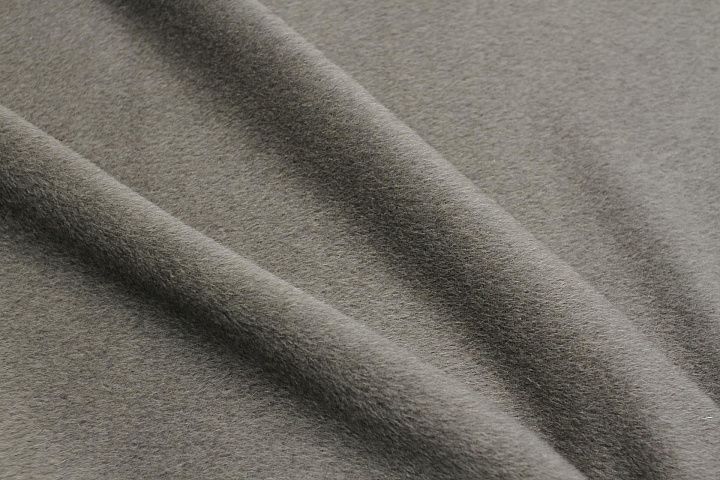 Пальтовая альпака+шерсть (о) серо-бежевая - итальянские ткани Тессутидея арт. 09-2166