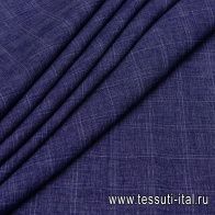 Костюмная (н) синяя меланжевая клетка - итальянские ткани Тессутидея арт. 05-3008