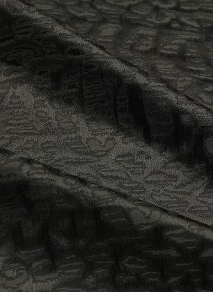 Жаккард (н) черный  орнамент на черном - в интернет-магазине тканей Тессутидея арт. 03-7228