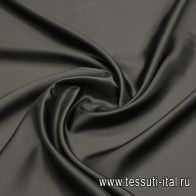 Подкладочная вискоза (о) серо-коричневая - итальянские ткани Тессутидея арт. 08-1471