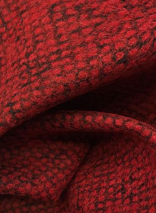 Костюмная (н) красно-черная - в интернет-магазине тканей Тессутидея арт. 05-2768