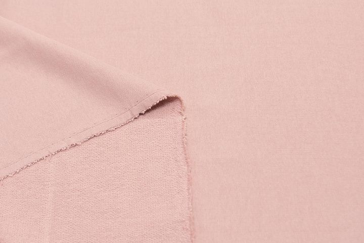 Футер хлопок (о) бежево-розовый в стиле Gucci - итальянские ткани Тессутидея арт. 12-1093
