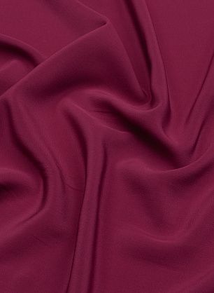 Крепдешин (о) темная фуксия - в интернет-магазине тканей Тессутидея арт. 10-2991