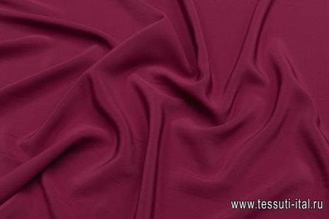 Крепдешин (о) темная фуксия - итальянские ткани Тессутидея арт. 10-2991